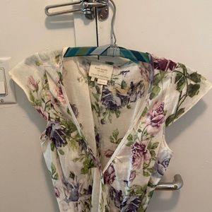 Kate Spade linen wrap dress